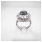 Judith Ripka Labradorite Sterling Silver Ring Size 8