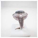 Judith Ripka Labradorite Sterling Silver Ring Size 8