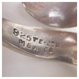 TC-2BB Sleek Sterling Silver Open Shank Ring. Size 7
