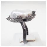 HONORA Baroque Pearl Sterling Silver Ring Size 10