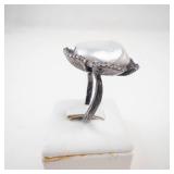HONORA Baroque Pearl Sterling Silver Ring Size 10