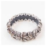 Bali Legacy Floral Sterling Silver Ring Size 8