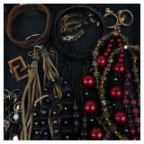 Costume Jewelry Assortment in Tray
