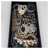 Mixed Costume Jewelry Tray Assortment