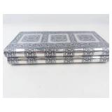Decorative Silver Inlay Jewelry Box (Book end style?...)