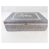 Decorative Running Horses Jewelry Box With Mirror