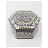 Mini Mother of Pearl Inlaid Decorative Box