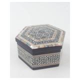 Mini Mother of Pearl Inlaid Decorative Box