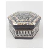 Mini Mother of Pearl Inlaid Decorative Box