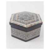 Mini Mother of Pearl Inlaid Decorative Box