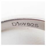 D'Joy Multi-Gemstone Sterling Silver Ring Size 7.25