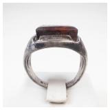 Jasper Sterling Statement Ring Size 7