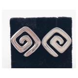 Silpada Sterling Silver Swirl Stud Earrings