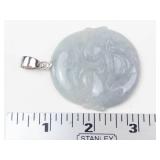 Adventurine Sterling Silver Pendant