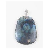 VJC Labradorite Sterling Silver Pendant
