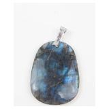 VJC Labradorite Sterling Silver Pendant