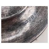 Super Unique Small European Hallmarked Silver Jewelry Branch Style Stand With Felt Base