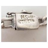 MS-11 Men's Sterling Silver Chain Necklace -22'