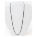Sterling Silver Viking Kings Byzantine Chain Necklace 20'