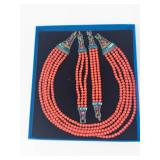 Heidi Daus Beaded Necklace & 2 Bracelet Costume Set in Box (Lot of 3)