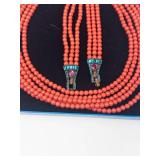 Heidi Daus Beaded Necklace & 2 Bracelet Costume Set in Box (Lot of 3)