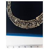 Heidi Daus Multicolor Crystal 'FANTASY IN FLORALS' Statement Necklace With Box