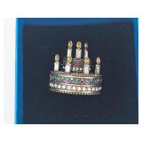 Heidi Daus Swarovski Crystal IT TAKES the CAKE Birthday Cake Brooch in Box