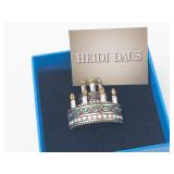 Heidi Daus Swarovski Crystal IT TAKES the CAKE Birthday Cake Brooch in Box