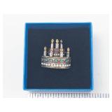 Heidi Daus Swarovski Crystal IT TAKES the CAKE Birthday Cake Brooch in Box