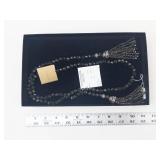 Heidi Daus Beaded Tassel Lariat Necklace With Box