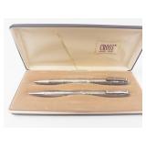 Vintage Cross Shaeffer Sterling Silver Pen & Pencil Set in Box