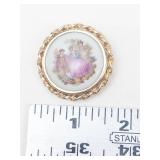 Porcelain Portrait Brooch