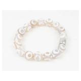 Silpada Safari Sterling Silver Stretch Bead Bracelet