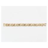Classy Gold-Tone Link Bracelet