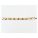 Classy Gold-Tone Link Bracelet