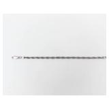Sterling Silver Italy Chain Bracelet 7.5 in