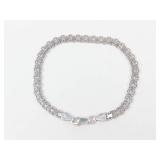 Sterling Silver Fancy Link Bracelet 7 1/2 in