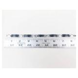Men's Black Enamel Stainless Steel Bracelet 8.25 in