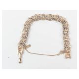 Vintage Monet 1960s Starter Charm Bracelet