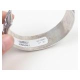 STS Sterling Silver Elephant Cuff Bracelet