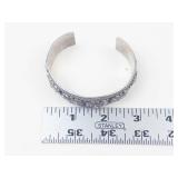 STS Sterling Silver Elephant Cuff Bracelet