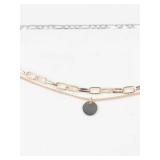 Gold Tone & Silver Tone Base Metal Bracelets (Lot of 2)