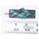 Art Glass Pendant Necklace