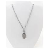 Family Tree Sterling Necklace 18 in