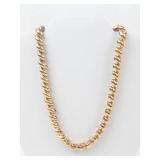 Napier Gold-Tone Curb Link Chain Necklace 16'