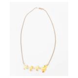Duckling Charm Necklace 15 in