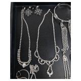 Costume Jewelry Mixed Lot Necklace Bracelet & Earring Set