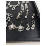 Costume Jewelry Mixed Lot Necklace Bracelet & Earring Set