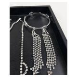 Costume Jewelry Mixed Lot Necklace Bracelet & Earring Set