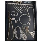 Rhinestone Costume Jewelry Mixed Lot